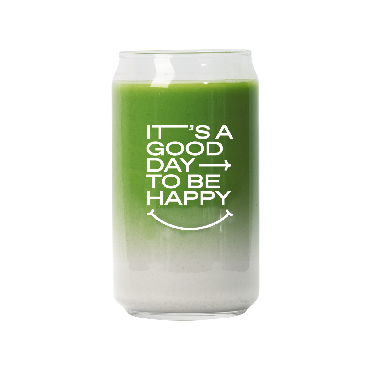 Das Matchasome Matcha Glas gefüllt mit einem Bio Matcha Latte