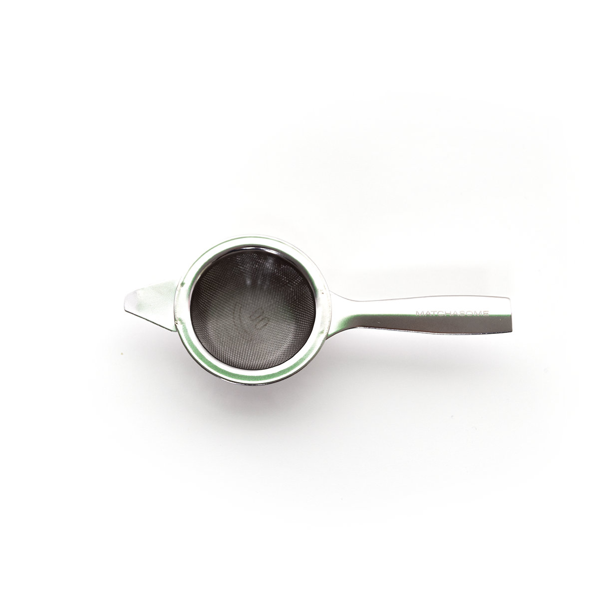 Matchasome stainless steel matcha sifter (sieve) with saucer for a lump-free cup of matcha